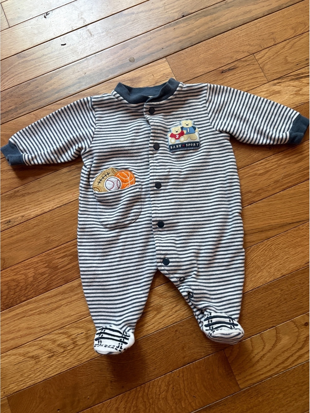 First Impressions layette Y2K baby footie 0/3m